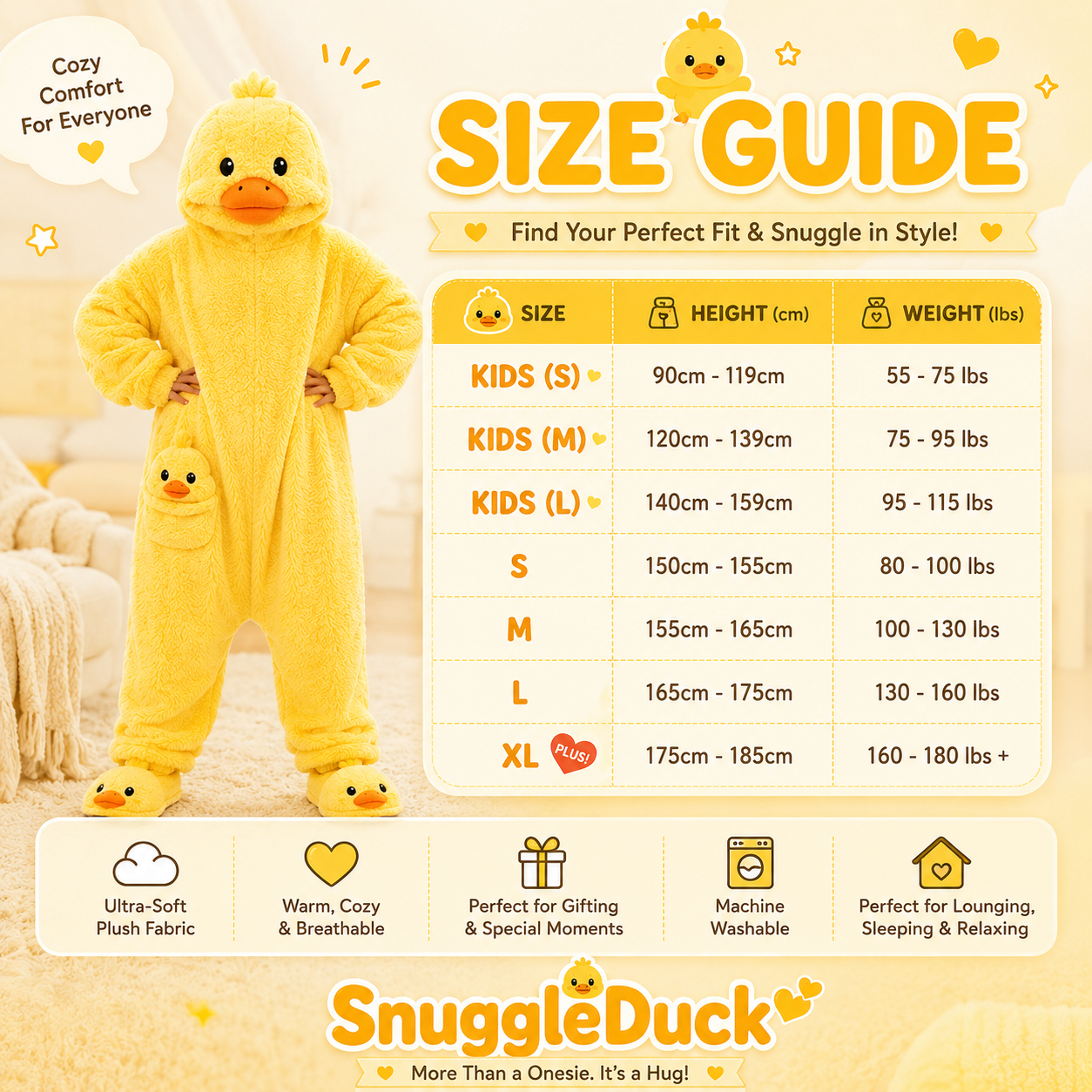 SnuggleDuck™ - The Ultimate Onesie